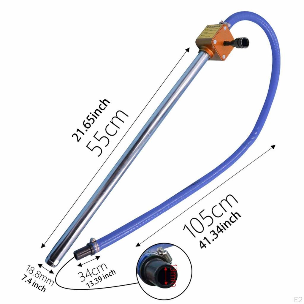 Fuel Transfer Pump Oil Barrel Drum Practical Professional Multifunctional Gear Filler