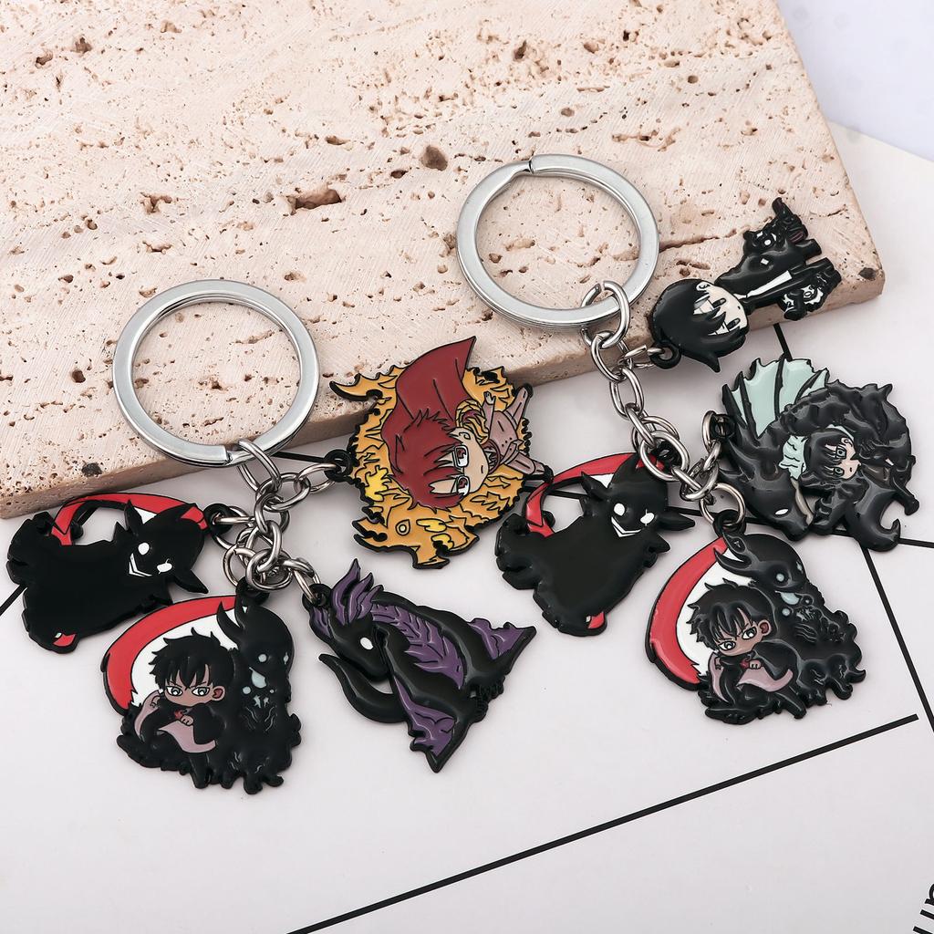 Anime Solo Leveling Character Keychain Pendant Sung Jin Woo Cosplay Props Fans Gift Jewelry