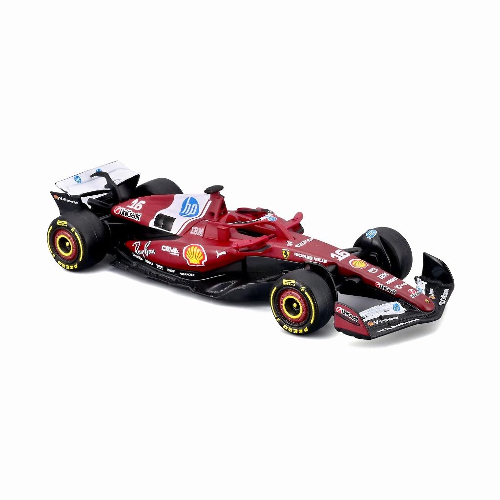 Kyosho BURAGO Ferrari 2025 Australian GP Leclerc Not Assembled Model 1/64 SF-25 No.16 C. (Clear Case/Driver Included) - 18-56804L