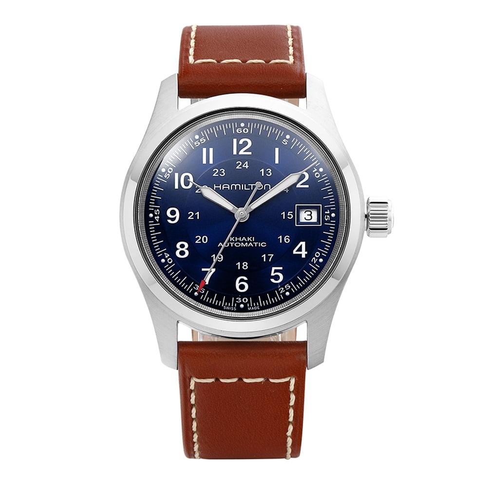 

Чоловічий шкіряний годинник Hamilton Khaki Field H70455540 H70455540