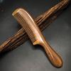 Men's Green Sandalwood Round Handle Comb