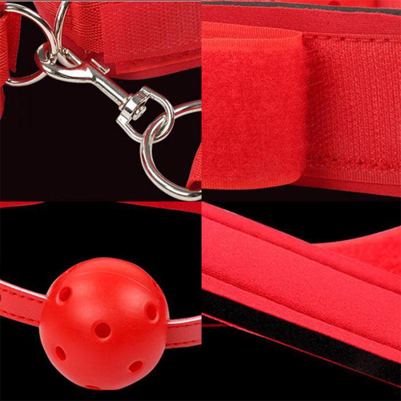 Couples Mouth Gag Handcuffs For Sex BDSM Bondage Restraint Collar Fetish Slave Adult Game