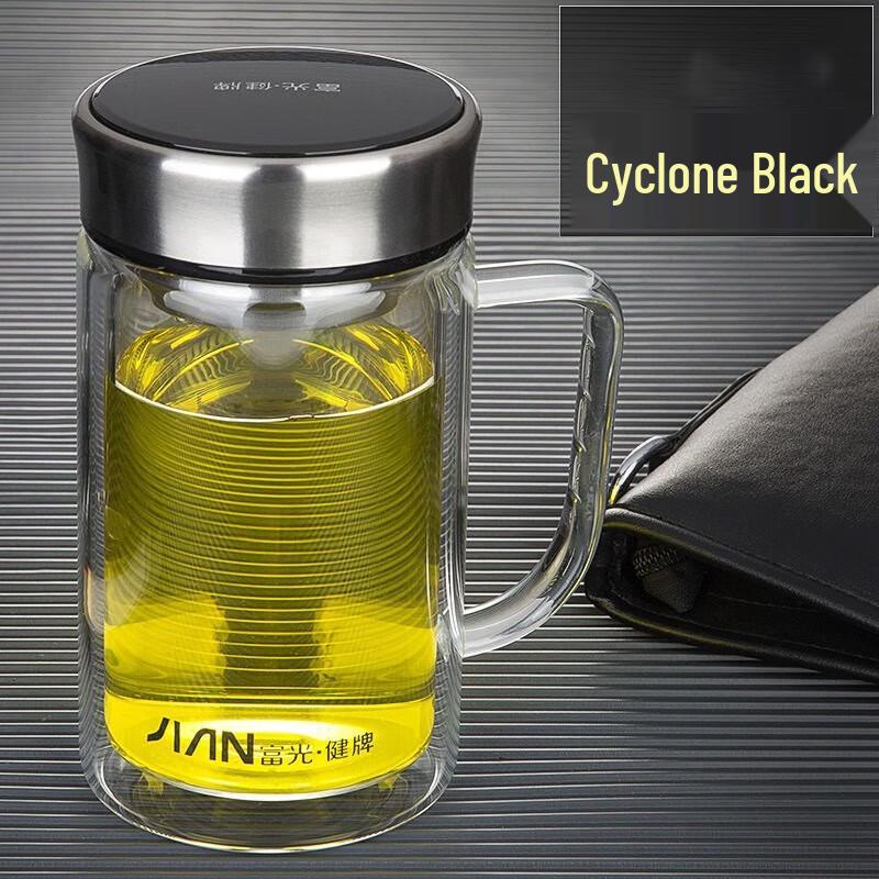 FUGUANG Executive Double-Wall Glass Office Mug