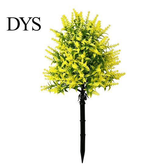 Lavender Plant For Home Artificial Topiary Ball Tree UV Resistant Fake Shrub Bushes with Retro Style Flowers Stake Realistic Plants for Wedding Patio
