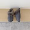 Women's Thin-Soled Open-Toe Half Slippers - 2025 Winter New Arrival, Plus Velvet Cotton, Furry Snow Boots