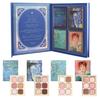 Set Ombretti Pittura MilleFee - Colori Tonalità Fredde - Set da 4 Pezzi con Scatola - Set Regalo - Palette Ombretti Tonalità Fredde - Pitture di Van Gogh, Monet,