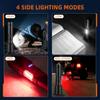 Rechargeable LED Flashlights High Lumens, 900,000 Lumens Super Bright Tactical Flashlight, 7 Modes with Cob Work Light, IPX7 Waterproof, Powerful