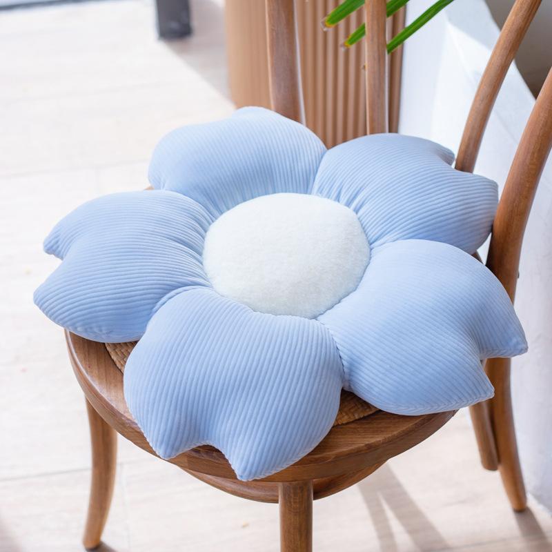 Little Daisy Flower Pillow Cushion Floor Chair Cushion Office Plush Car Cushion Soft Cute Pillow Gift for Girl Children