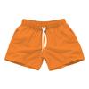 Mens Swim Trunks with Side Pockets Summer Casual Solid Color Beach Shorts Quick Dry Lightweight Board Shorts Swimwear Swimsuit