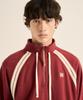 Seteo Lawton Half Zip Sweatshirt Burgundy