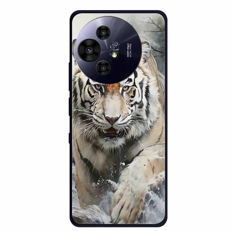 Pro pouzdro na telefon TCL 50 Pro NxtPaper Černé silikonové měkké TPU pouzdro Pro TCL 50 Pro NxtPaper 5G Zadní kryt Pouzdro 6.8" Coque Odolné proti nárazům