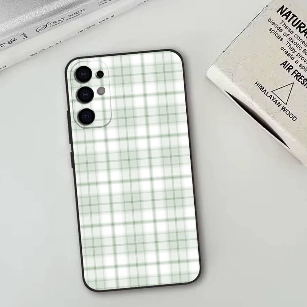 

Forest grid style Phone Case Black Silicone Soft For Samsung S25,S24,S21,S22,S23,S30,Ultra,S20,Plus,Fe,Lite Samsung S20fe