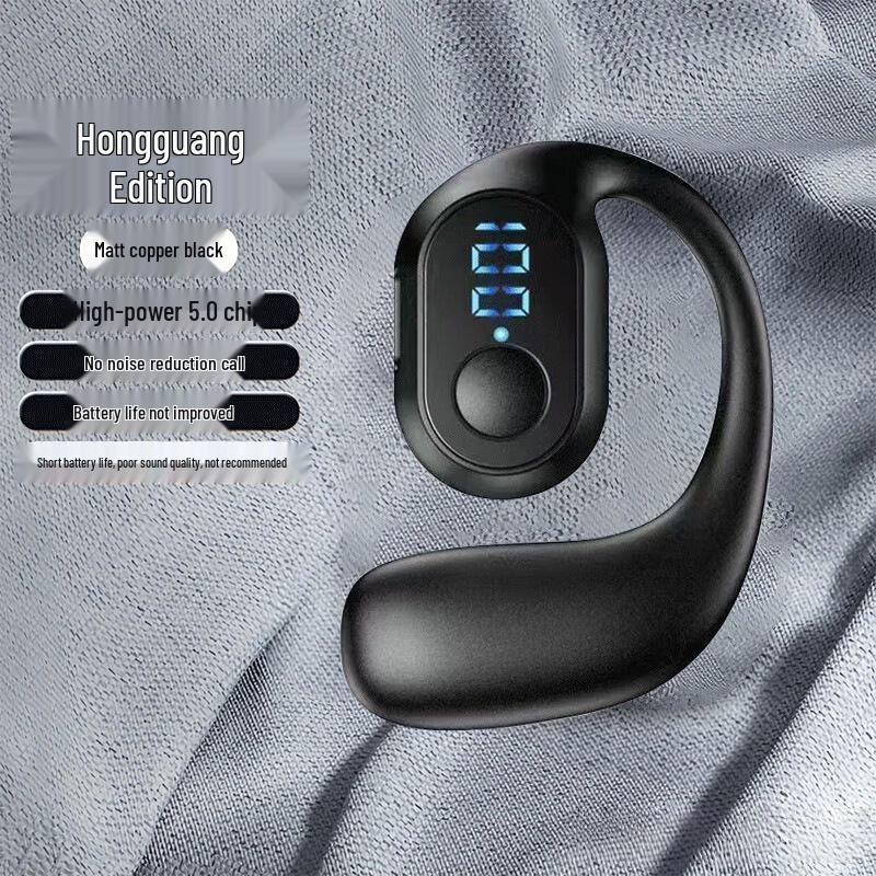 Open-Design Over-Ear Bluetooth Earbuds, Long Battery Life, Comfortable Non-In-Ear Fit - XD3E