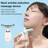 Neck Beauty Massager Anti-Wrinkle Firming Massager with Red Light Therapy Microcurrent Heating Modes Multi-Effect Skin Care Devices for Home Skincare