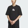 adidas Printed Sports Casual Short Sleeve Tee Men Tops Black JI6838