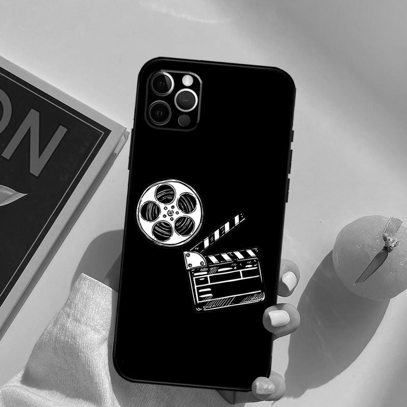 Clapperboard Funda Case For iPhone 14 15 16 Pro Max 11 12 13 Pro Max Mini XR 16 15 Plus 16e Phone Cover
