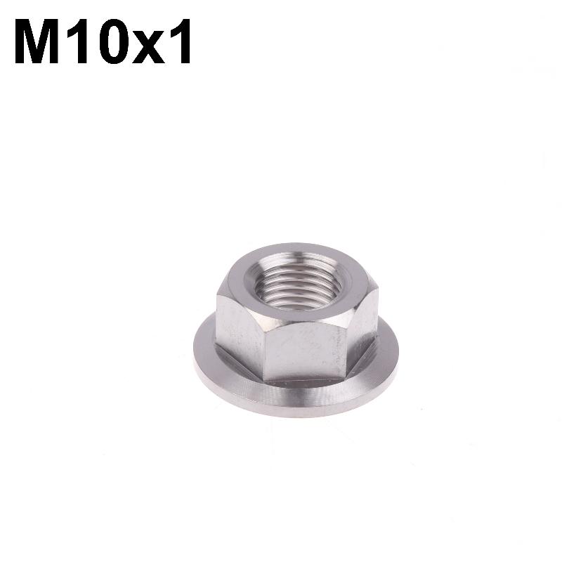 1 Pcs Motorcycles Titanium Hex Flange Hexagon Nuts M5 M6 M8 M9 M10 M12 For Motorcycles And Motorbikes