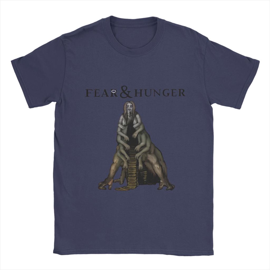 Fear and Hunger Termina  T-Shirt Summer  Popular T-Shirts Men's Cotton O Neck Plus Size 5XL Clothes Short-Sleeved Classic Tops