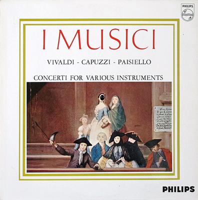LP Record I MUSICI ANTONIO VIVALDI  ANTONIO  Concerti For Various Instruments SAL3743 Philips 1969 Germany Classical Used