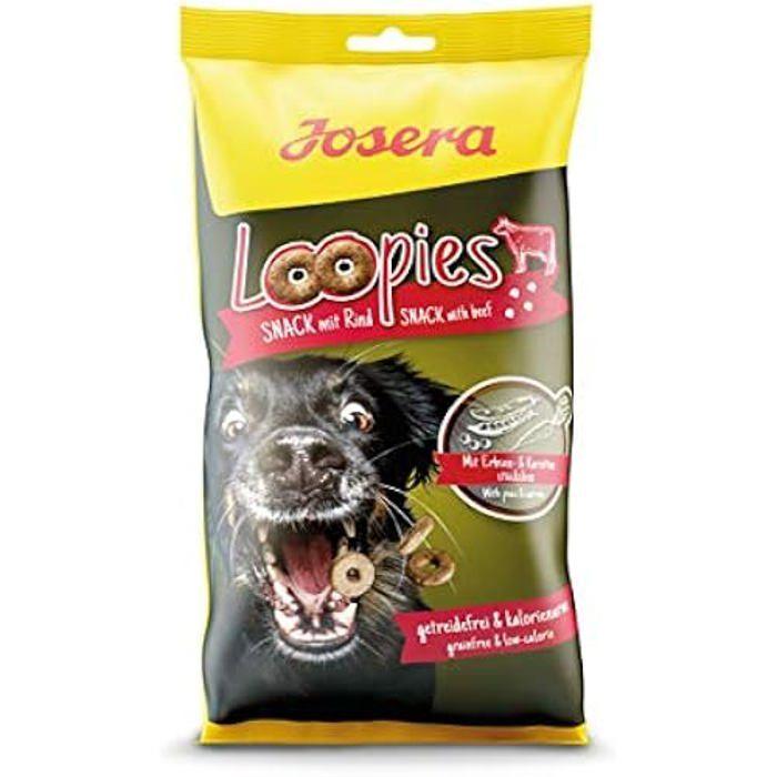 Friandise Pour Chien - JOSERA - Loopies Boeuf - Sans Céréales - Faible En Matières Grasses - 11 X 150 G