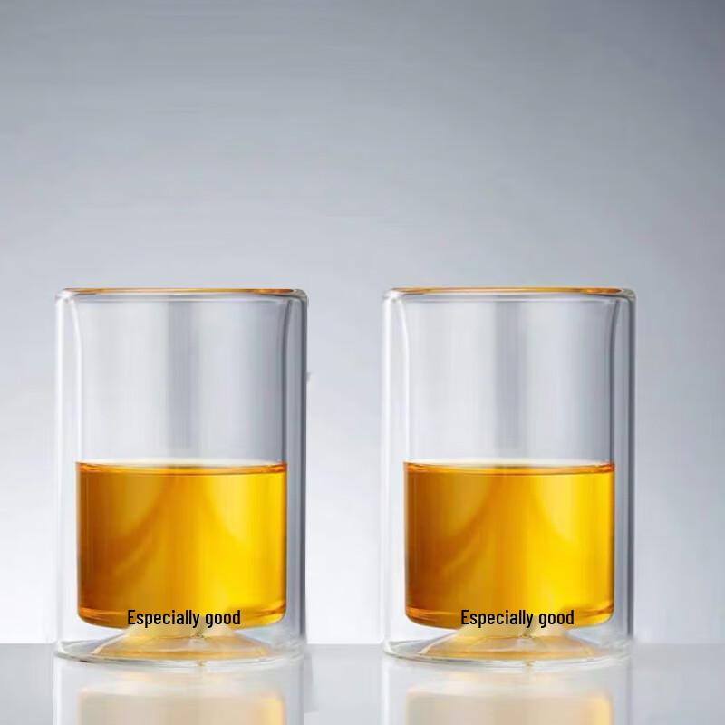 

Double-Layer Insulated Glass Teacups