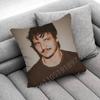 Actor P-Pedro Pascal Throw Pillow Case For 45*45cm 40cm 55cm 50cm 30cm Square Car Pillowcase Shell