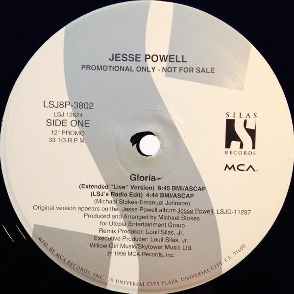 

12inch Record JESSE POWELL - Gloria LSJ8P3802 MCA Records 1996 US Soul/Funk Used