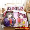 New Nekopara Ova Bedding Set Duvet Cover Sheet Printed Bed Set Pillowcase Bed Full Queen King Size Comforter Bedroom