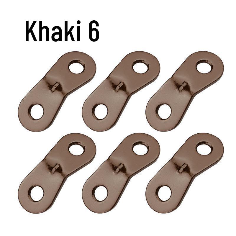 Double-Eye Fixed Outdoor Aluminum Alloy Tent and Canopy Rope Buckle