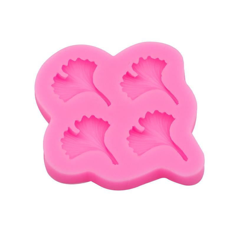 Multiple Leaf Silicone Mold Ginkgo Leaf Four-leaf Clover Turtle Back Leaf Maple Leaf Cake Decoration