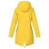 Damen-Regenjacke, einfarbig, für den Außenbereich, Übergröße, wasserdicht, mit Kapuze, winddicht, lockerer Mantel
