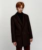 Solew Wool Double Half Coat_Dark Brown
