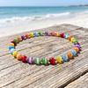 Gioielli con Perline che Cambiano Colore, Collana con Perline Colorate Reattive ai Raggi UV, Collana Braccialetto con Perline Dopamina, Accessorio Estivo da Spiaggia, Regalo Gioiello per le Vacanze