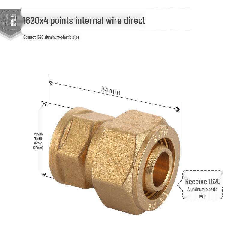 Solar-Warmwasserbereiter Aluminium-Kunststoff-Rohrverschraubungen mit Kupferverbindungen und Gewinde-Winkel-, T-Stück- und Geradverbindern