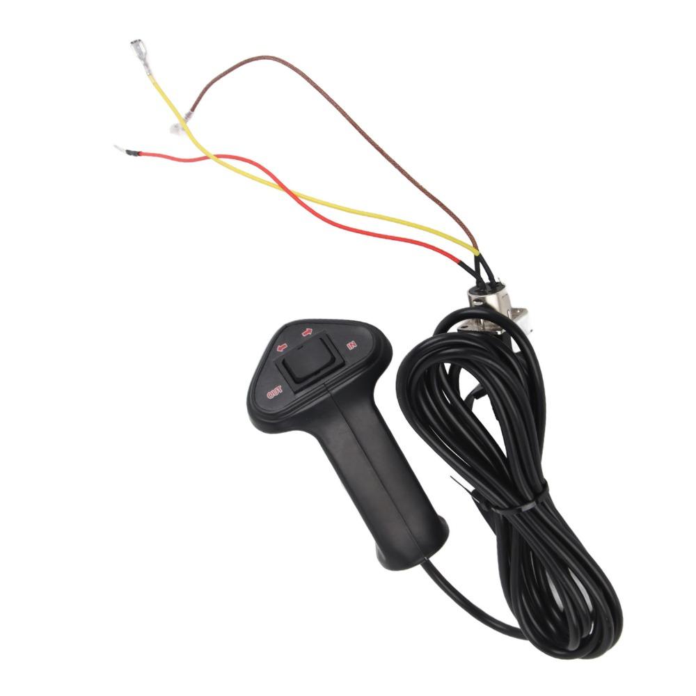 Wired Hand Remote Control 12V‑24V 250A Hand Control Assembly Winch Controller  Gates