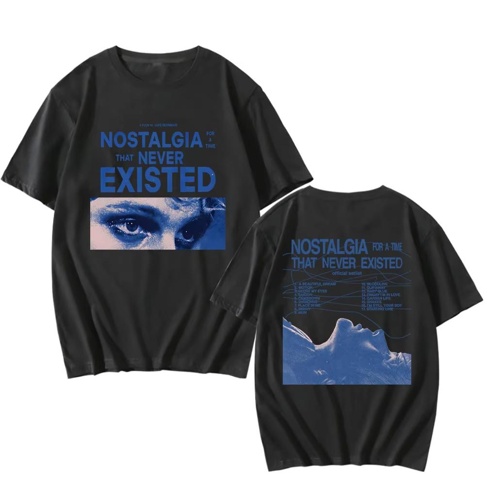 

Nostalgia for A Time That Never Existed Tshirt Luke Hemmings Singer Printing Teeshirt Graphic Women Summer Unisexs Tshirt Summer S