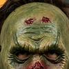 Comfortable Full Face Mask Halloween Zombie Mask with Realistic Rotting Texture Design Breathable Old Wound PU Foam Cosplay for Parties And