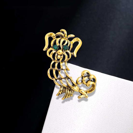 Alloy Lapel Pin DIY Gift Golden Chic Ladies Male Scarf Clothing Badge Jewelry Accessories