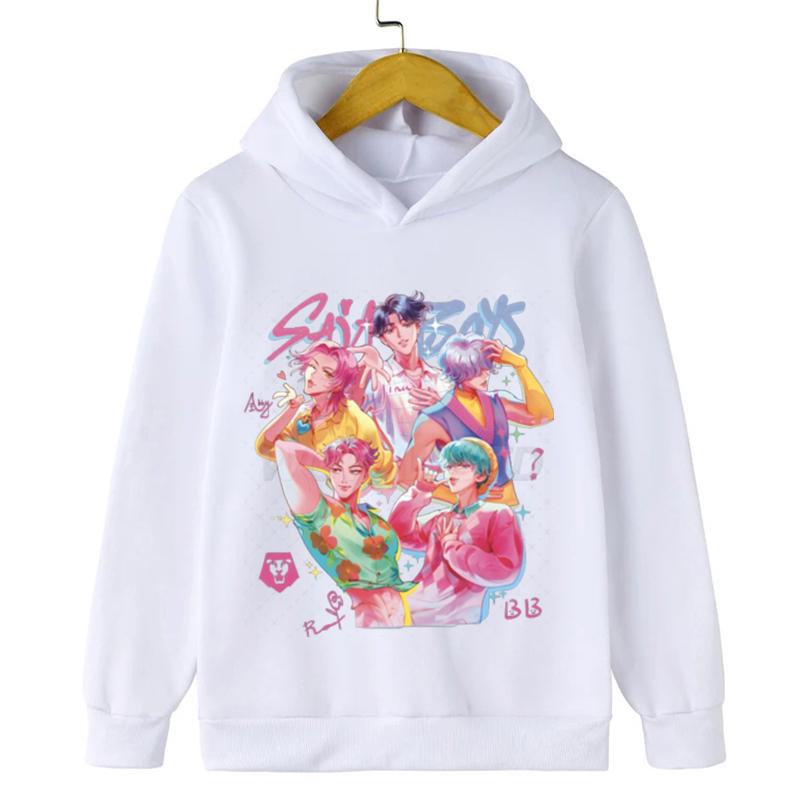 Saja Boys Kpop Lovci démonů Mikiny Chlapci Dívky Ležérní móda Podzimní mikina s kapucí 2025 Filmová mikina pro děti Anime oblečení