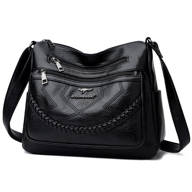 Vintage Crossbody Bag for Women Adjustable Shoulder Strap Middle Aged Women's Shoulder Bag Suitable for Daily Life, Shopping, Commuting and Other