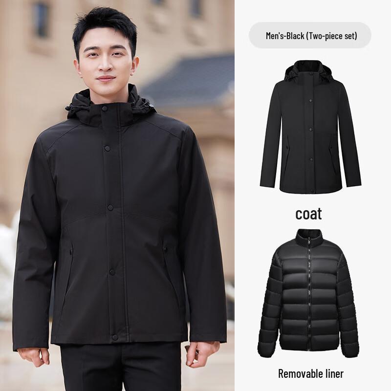 Unisex Detachable Parka Work Jacket