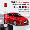 Für Proton Inspira Lackreparaturstift Ausbesserungs-Kratzerentferner DIY Autozubehör Schwarz Weiß