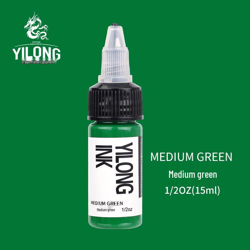 

Набор профессиональных черных тату-пигментов Allosaurus - 15 мл, ассортимент цветных пигментов