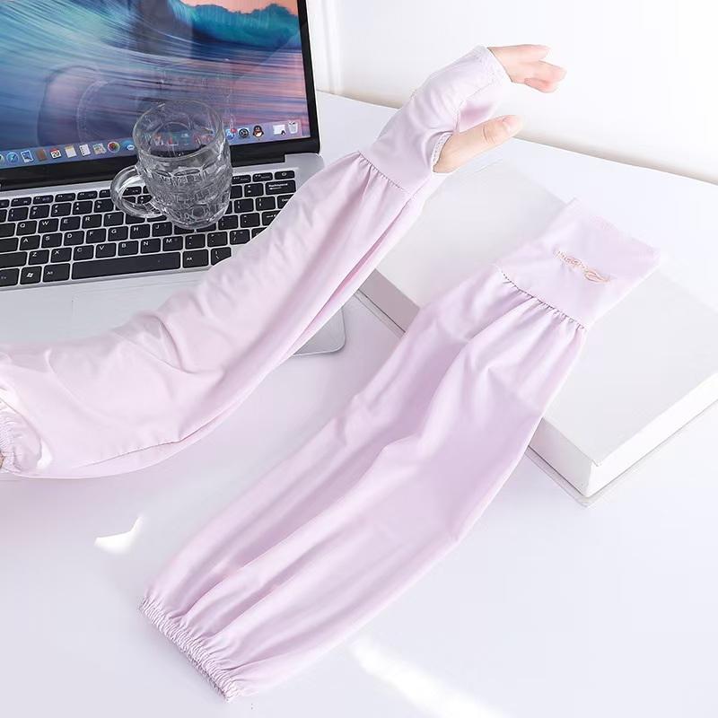 Loose Sleeve Ice Silk Breathable Hand Sleeve Sunscreen Anti-Ultraviolet Cycling Driving Men And Women Same Style Hand Sleeve