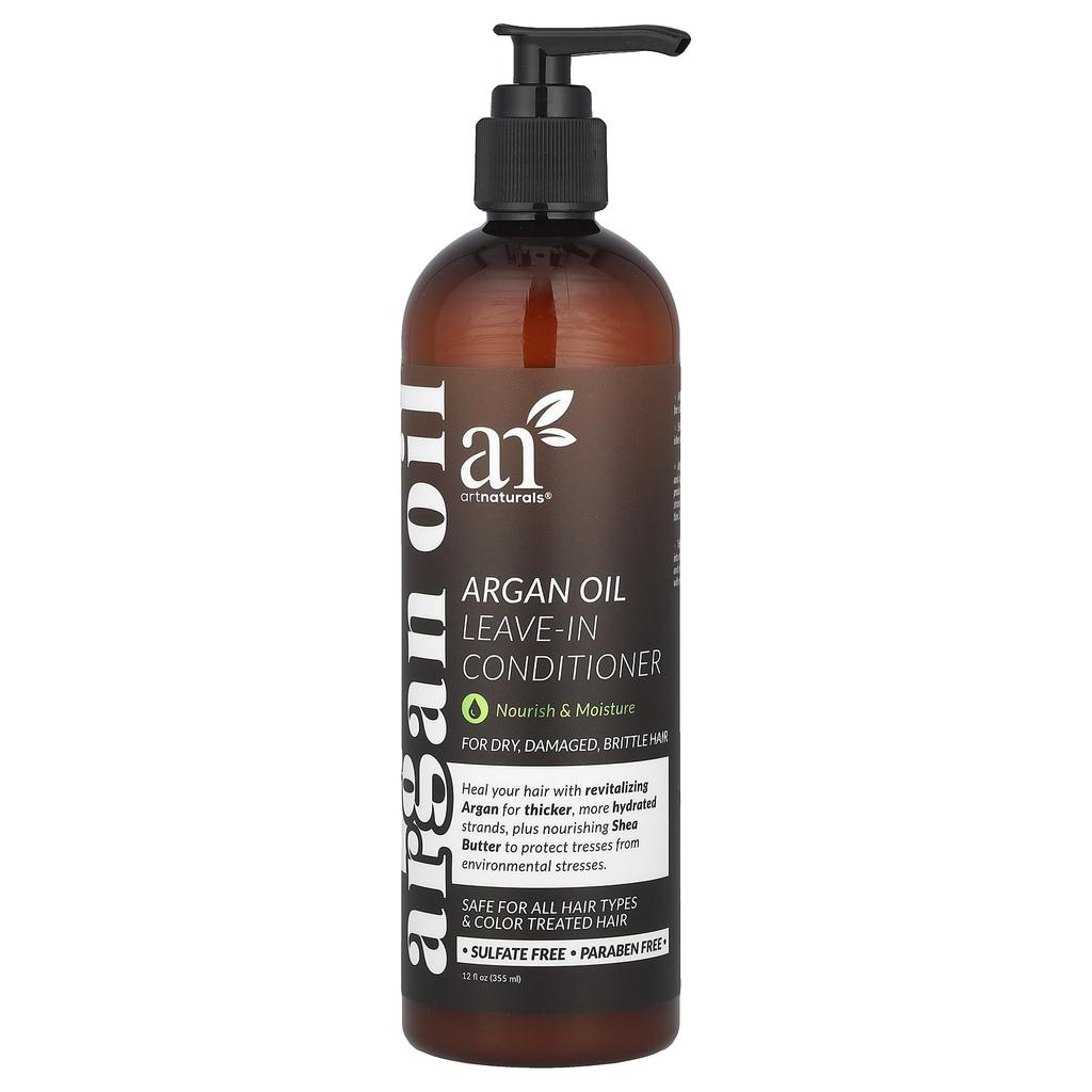 Organic Argan Oil Leave-In Conditioner, Therapeutic Formula, 12 Fl Oz (354.9 Ml)