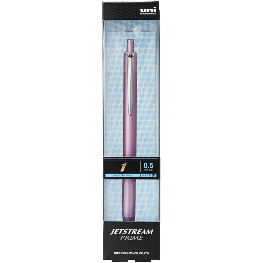 Mitsubishi Pencil Jetstream Prime Ballpoint Pen Knock Type 0.5 Light Pink