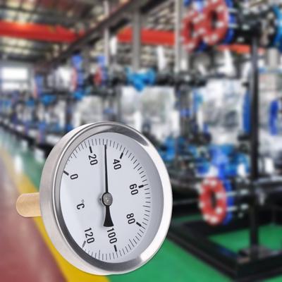 Číselník 63mm měřidlo teploty kapalina voda horizontální teploměr hliník