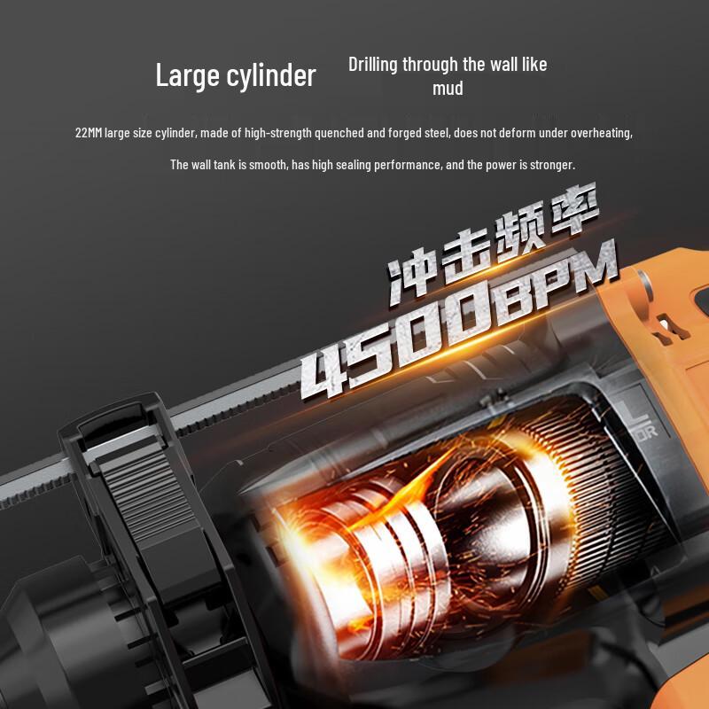 Dayi E22 20V Cordless Brushless Rotary Hammer Drill CN plug (adapter included)