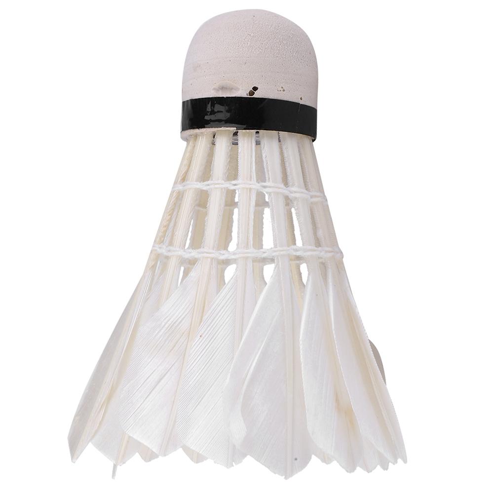 3 peças petecas de penas de ganso equipamento de treinamento para jogos de bola de badminton