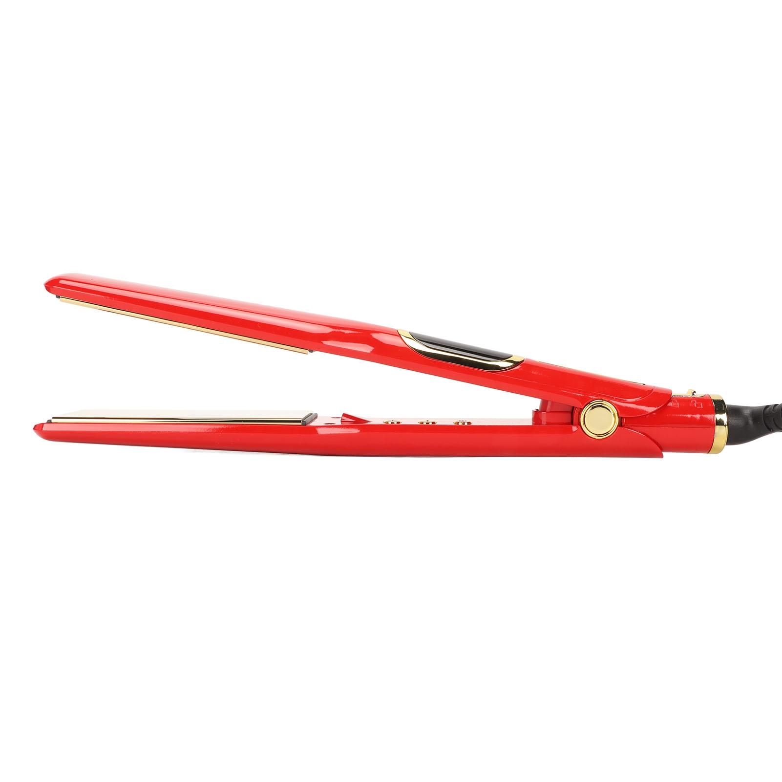 

Электронный выпрямитель для волос Профессиональная плойка для завивки Плойка для салона красоты M Красный EU PLUG